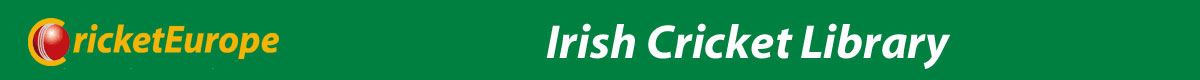 Irish Cricket Library masthead